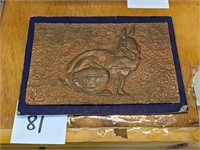 Copper Embossed Rabbit