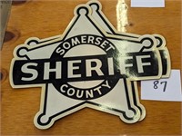 Vintage Somerset Couunty Sheriff Magnetic Decals
