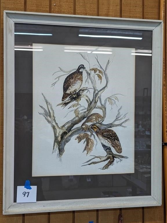 Bird Painting by Chris Harrington - 26" x 31"