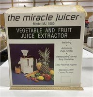 The Miracle Juicer model MJ 1000