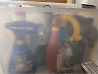 BOX OF ASSORTED YARD CHEMICALS