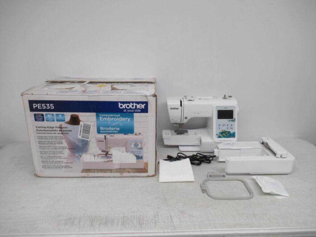 "As Is" Brother Embroidery Machine, PE535,