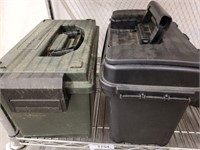 2 AMMO CANS PLASTIC