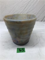 Marbleized Flower Pot (5"H & 6"Dia)