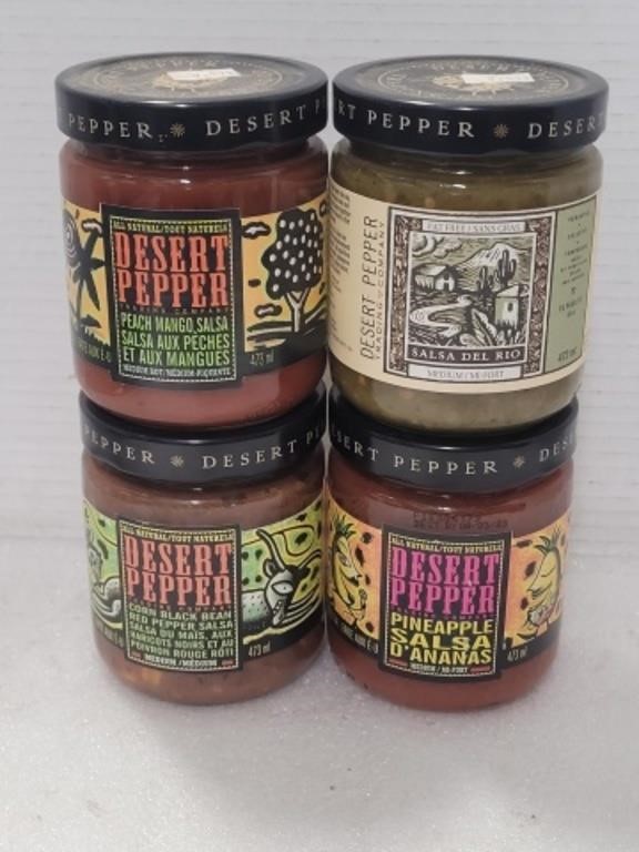 4 @ 473ml jars of Desert Pepper