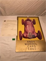 Andy Warhol Cars Calendar