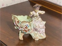 Lenwile China Victorian Lady Planter