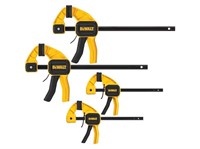 DeWalt trigger clamps 4 pack 12 & 6 in