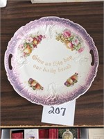 Porcelain Prayer Plate