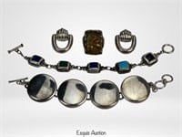 Sterling Silver Jewelry- Massive Bracelets, Earrin