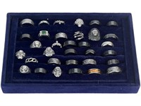 Collection of 33 Men's Rings