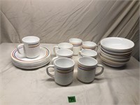 Arcopal France Milk Glass Plates, Bowls, & Mugs