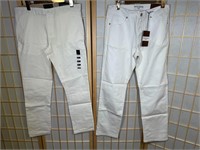 QTY 2 White Pants for Men's
