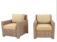 Brown Wicker Outdoor Patio Lounge Chairs