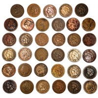 1859-1889 Varied Date Indian Head Cents [35