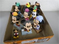 Mickey Mouse & Minny Mouse figurines - plastic
