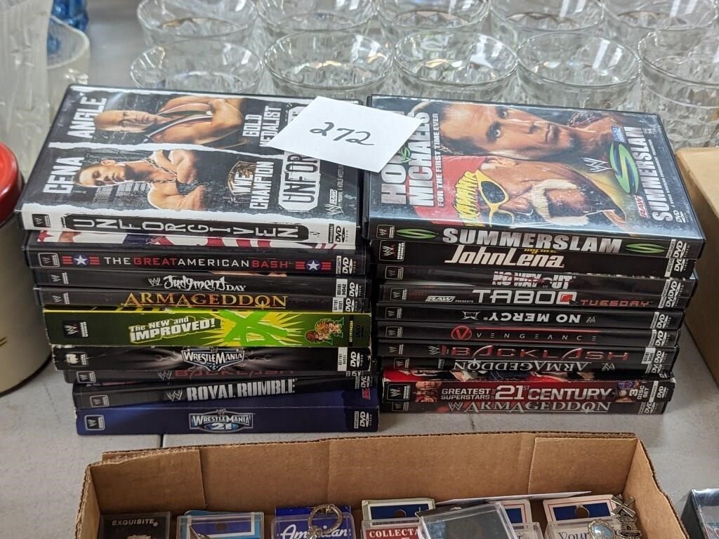 Lot of WWF Wrestling DVDs