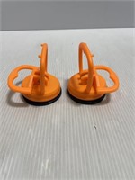 2 Small Orange car dent pullers.2 inches.