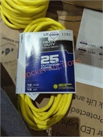 OSW heavy duty 25 ft outdoor cord 15 amp
