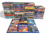 75+ DVD and Blu Ray movies
