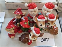 Vintage Porcelain Christmas Figurines - Japan