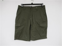 BC Clothing Men's 34 Stretch Cargo Short, Green
