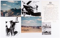 6 WWII FLYING TIGERS AUTOGRAPHS