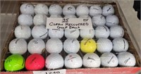 35 CLEANED RECOVERED BALLS