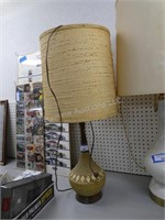 Mid-Century 33" lamp - scratches to wood