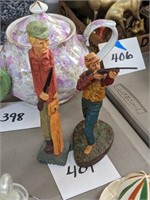 Wooden Hunter Figurines