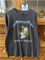 1987 Metallica Concert T Shirt - XL