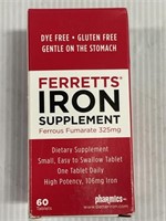 Ferretts iron supplement ferrous fumarate 325mg