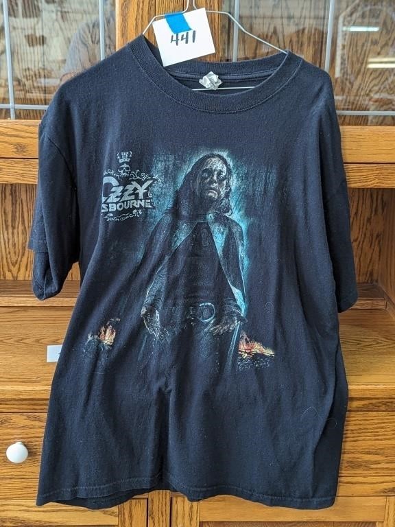 Ozzy Osbourne Black Rain T Shirt - L