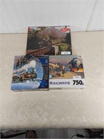 3 Railroad Train puzzles
