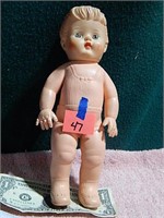 Vintage Rubber Doll 10"