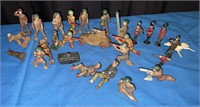 Assorted Antique Metal Toy Soldiers
