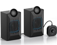 JOUNIVO Computer Speakers, RGB PC Speaker for