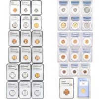 1963-2005 Varied US Proof and UNC Coinage [35