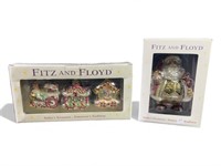 Fitz and Floyd Glass Ornaments