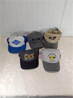 8 Railroad Baseball Caps