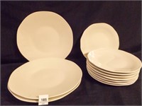 Thomson Pottery 3-dinner plates 10 5/8"