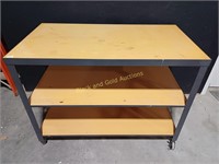 3 Tier Wheeled Workshop Table