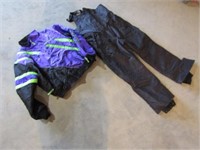 Arctic Cat XL Coat & Bibs Purple/Green/Black