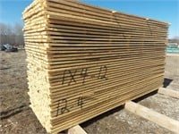 520 pcs 1" x 4" x 12' Rough Lumber