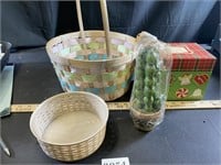 Cactus Candle, Basket & More