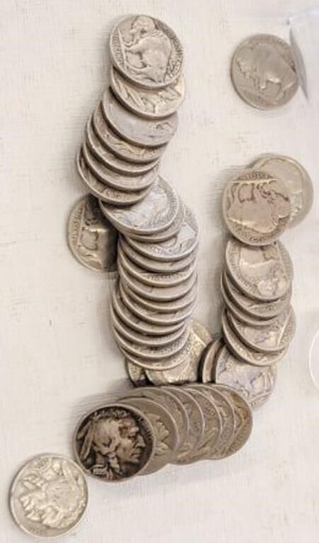 ROLL OF BUFFALO NICKELS