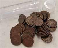 ROLL OF INDIAN HEAD PENNIES