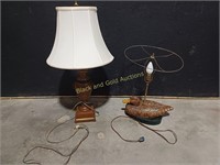 Duck Base Lamp & Shaded Lamp
