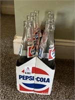 Pepsi Bottles w/ carrier