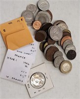 ASSORTED FOREIGN COINS